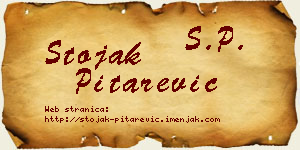 Stojak Pitarević vizit kartica
